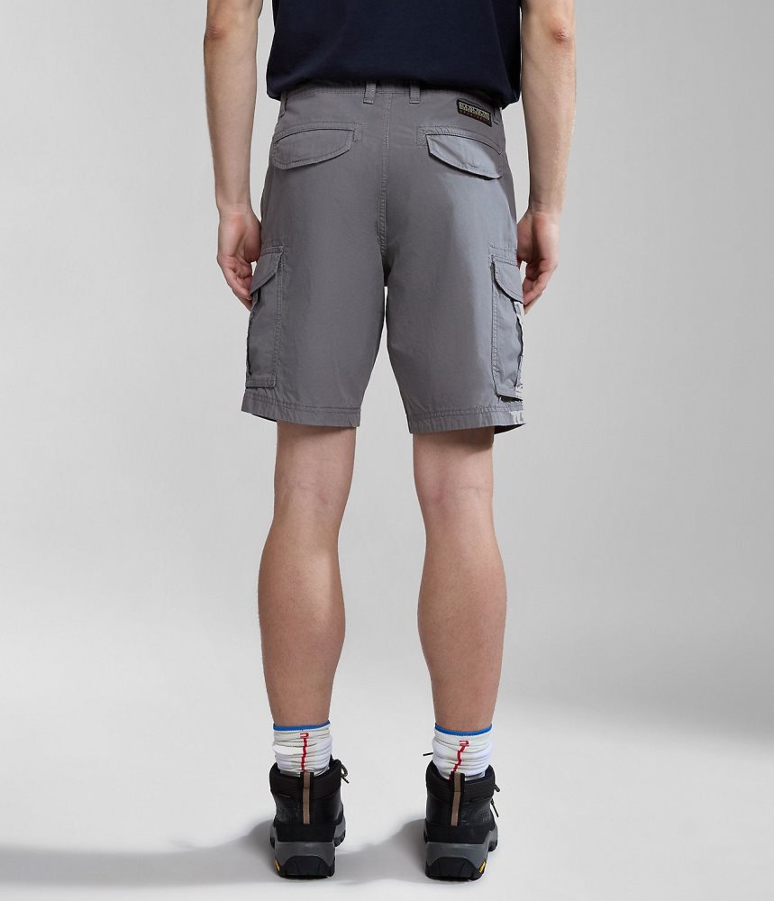 Napapijri Noto Bermuda Shorts Korte Broek Heren Grijs | ISHGRPO-90