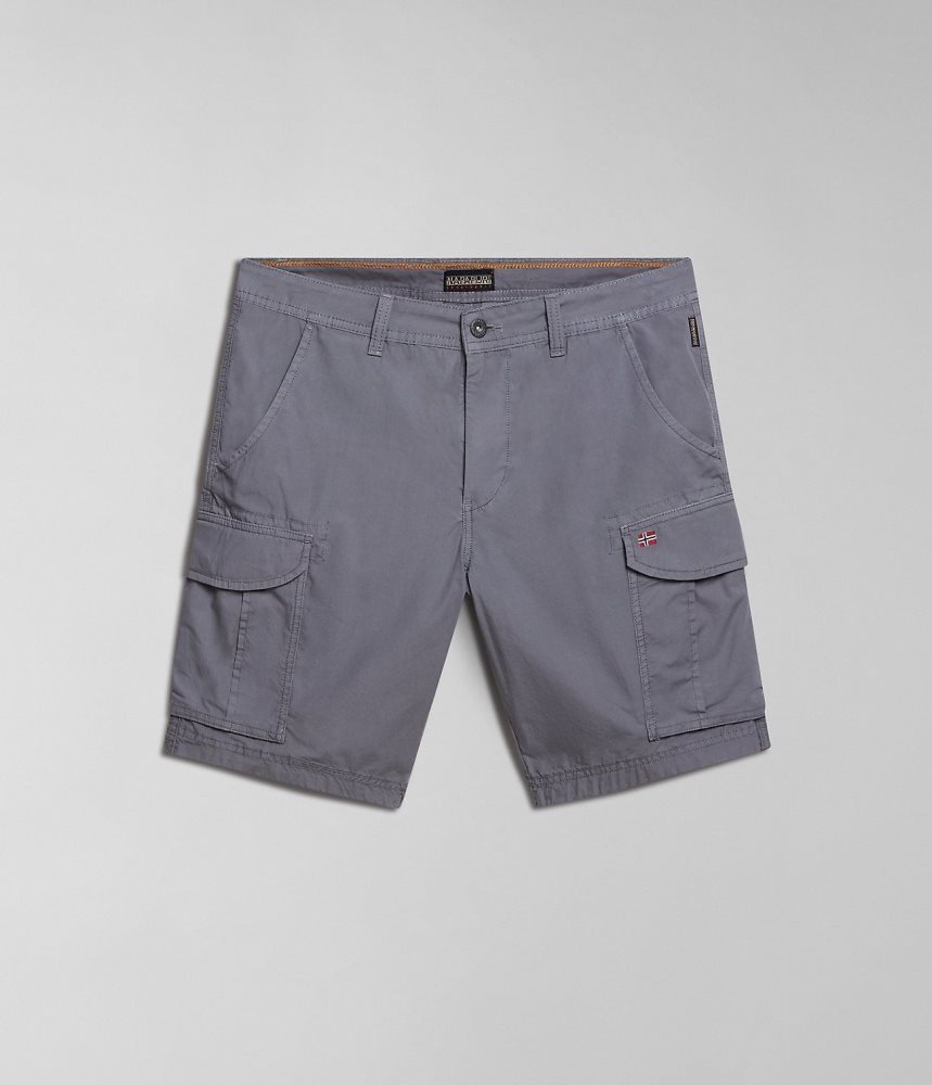 Napapijri Noto Bermuda Shorts Korte Broek Heren Grijs | ISHGRPO-90