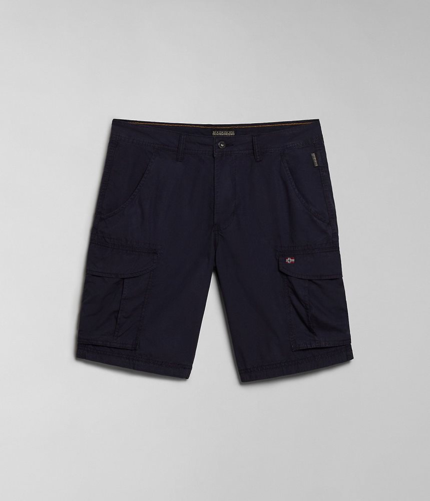 Napapijri Noto Bermuda Shorts Korte Broek Heren Donkerblauw | HNZSMKF-20