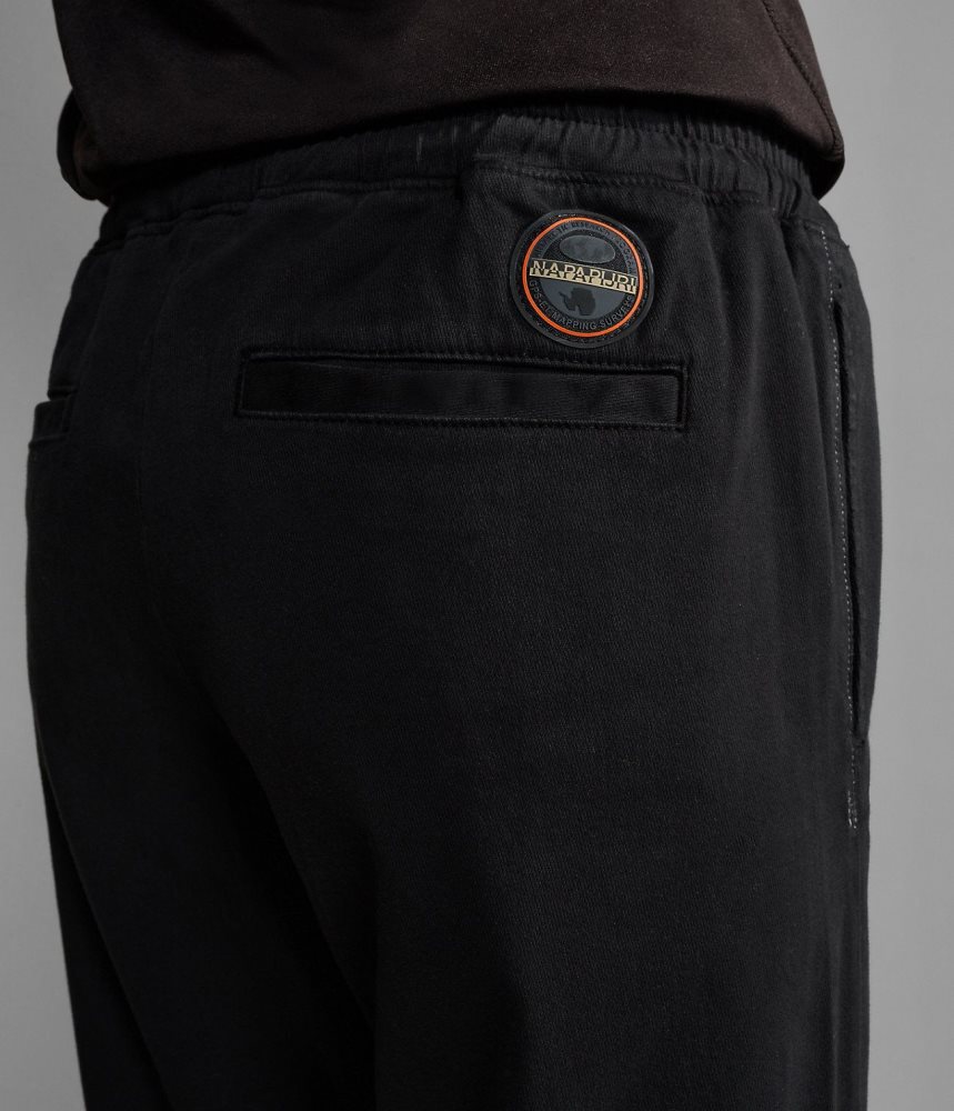Napapijri Olette Trousers Joggingbroek Dames Zwart | KEXMYCL-09