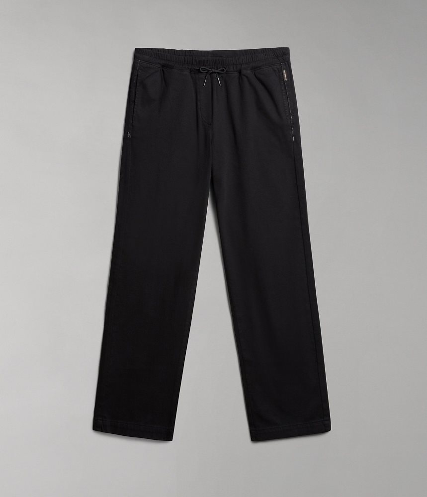 Napapijri Olette Trousers Joggingbroek Dames Zwart | KEXMYCL-09
