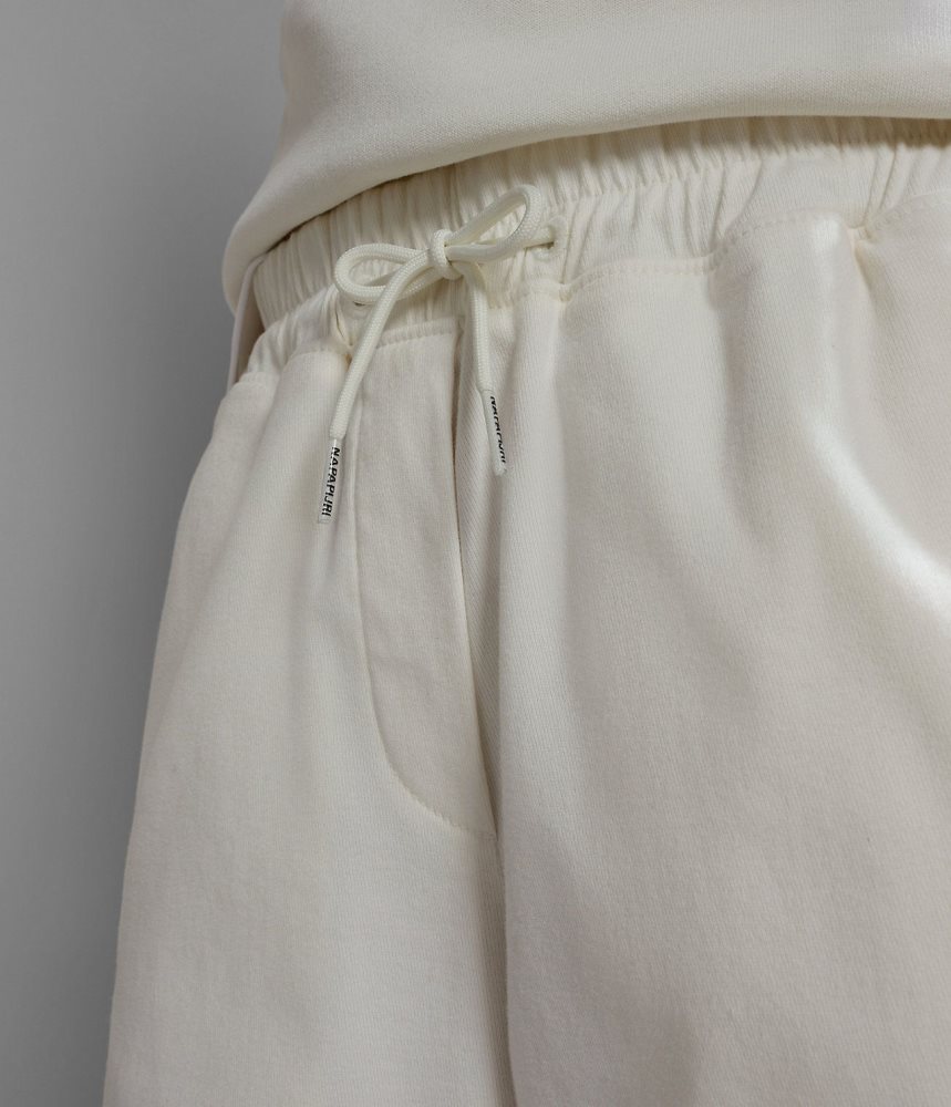 Napapijri Olette Trousers Joggingbroek Dames Wit | DLIBMJQ-17