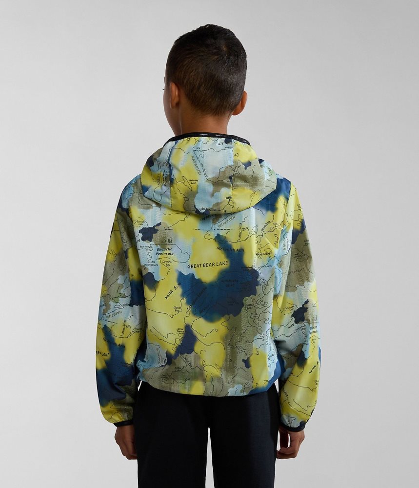 Napapijri Ontario Short Jacket (4-16 YEARS) Windjak Kinderen Multicolour | EZHSBIL-49