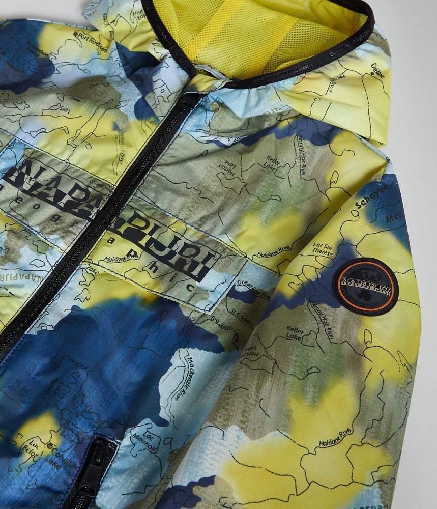 Napapijri Ontario Short Jacket (4-16 YEARS) Windjak Kinderen Multicolour | EZHSBIL-49
