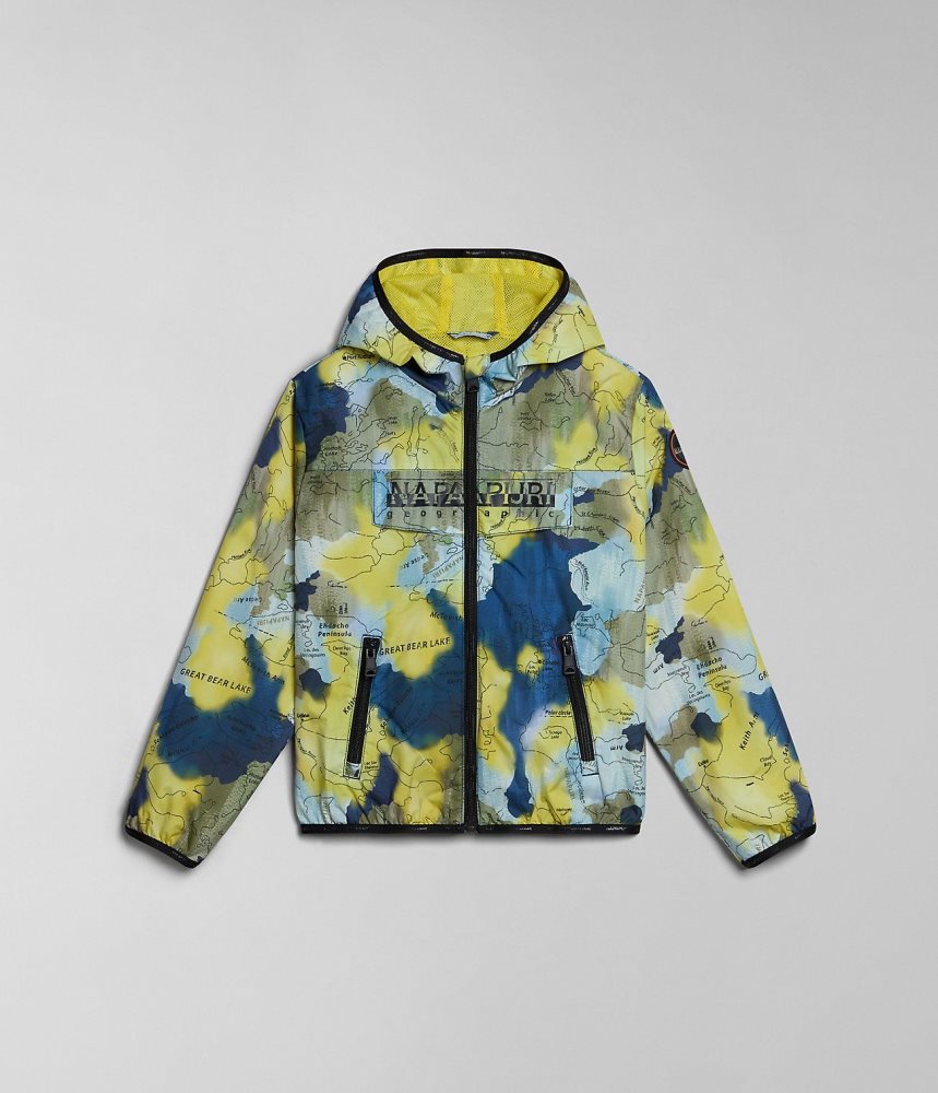 Napapijri Ontario Short Jacket (4-16 YEARS) Windjak Kinderen Multicolour | EZHSBIL-49