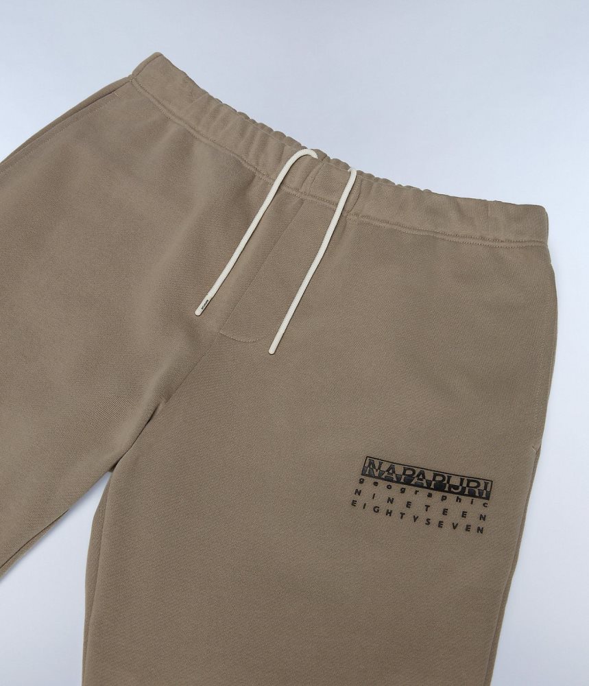 Napapijri Premium Joggers Joggingbroek Heren Beige | WPCOBRT-18