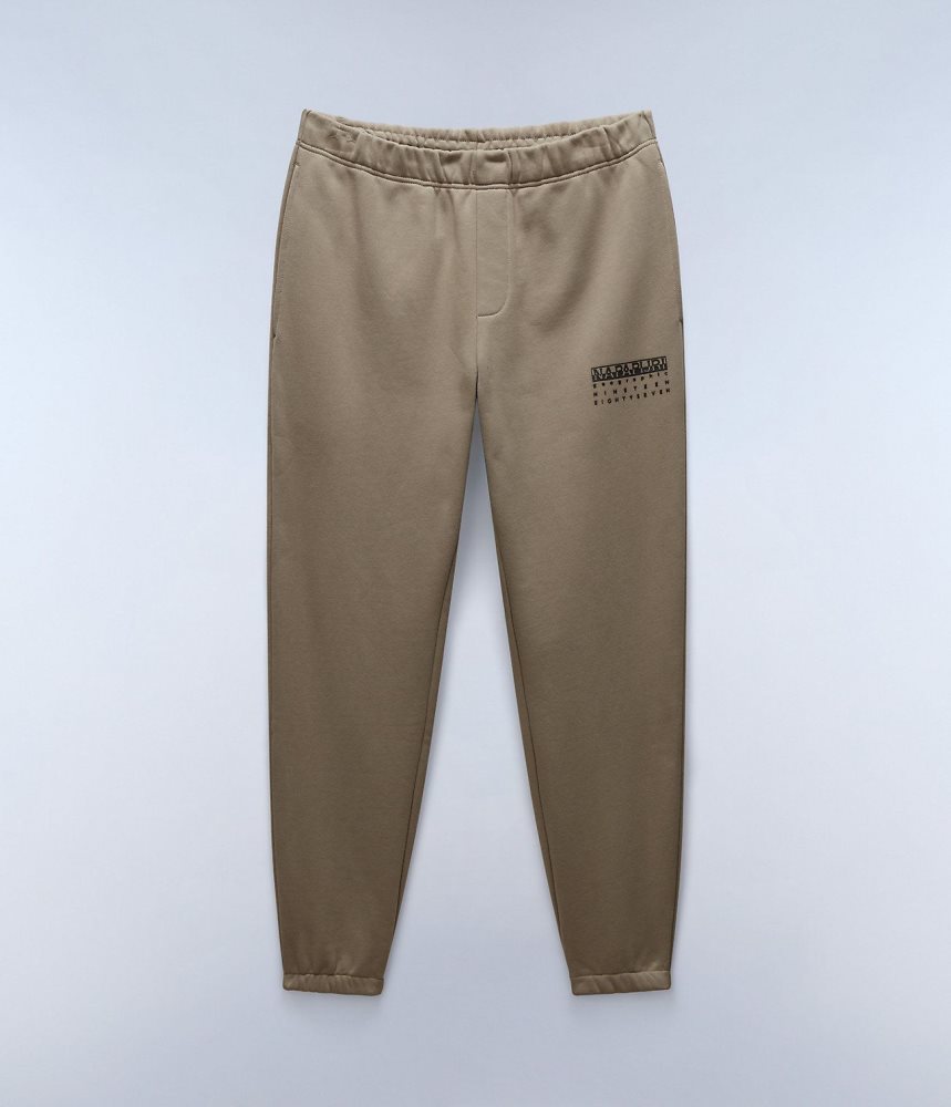 Napapijri Premium Joggers Joggingbroek Heren Beige | WPCOBRT-18