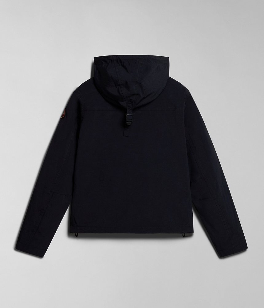 Napapijri Rainforest Open Summer Jacket Windjak Dames Zwart | BNHRICU-08