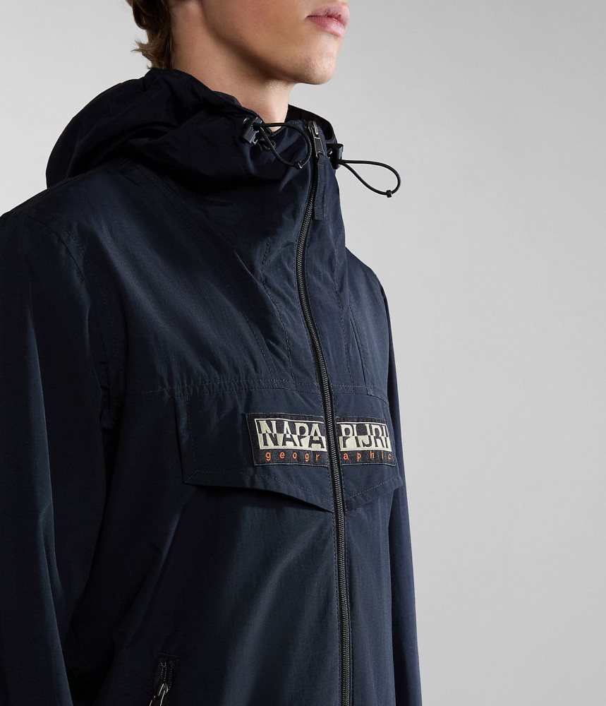 Napapijri Rainforest Open Summer Jacket Windjak Heren Zwart | ERQCLNY-59