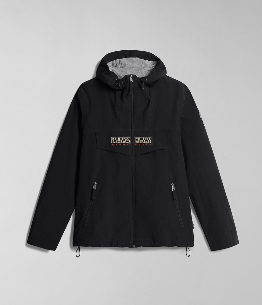 Napapijri Rainforest Open Summer Jacket Windjak Heren Zwart | ERQCLNY-59