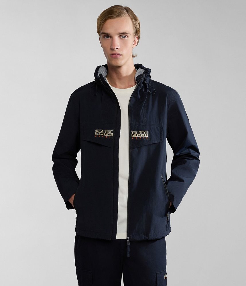 Napapijri Rainforest Open Summer Jacket Windjak Heren Zwart | ERQCLNY-59