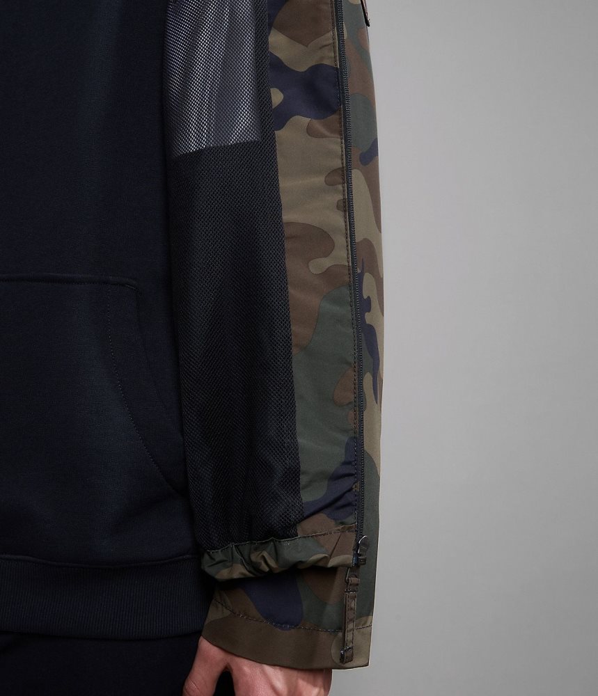 Napapijri Rainforest Open Summer Print Jacket Regenjassen Heren Multicolour | MCFLXQK-61