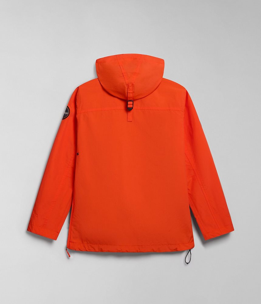 Napapijri Rainforest Pocket Summer Anorak Jacket Anoraks Heren Oranje | KWSQULC-50
