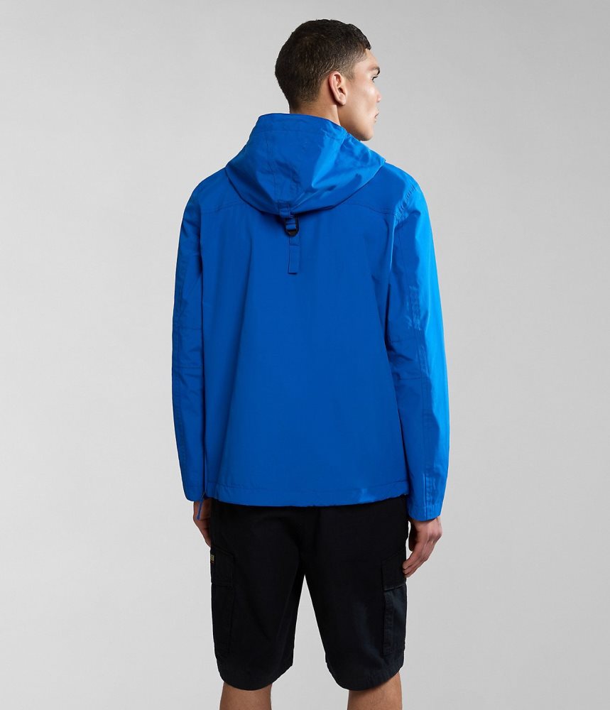 Napapijri Rainforest Pocket Summer Anorak Jacket Anoraks Heren Blauw | JPCGLZB-03