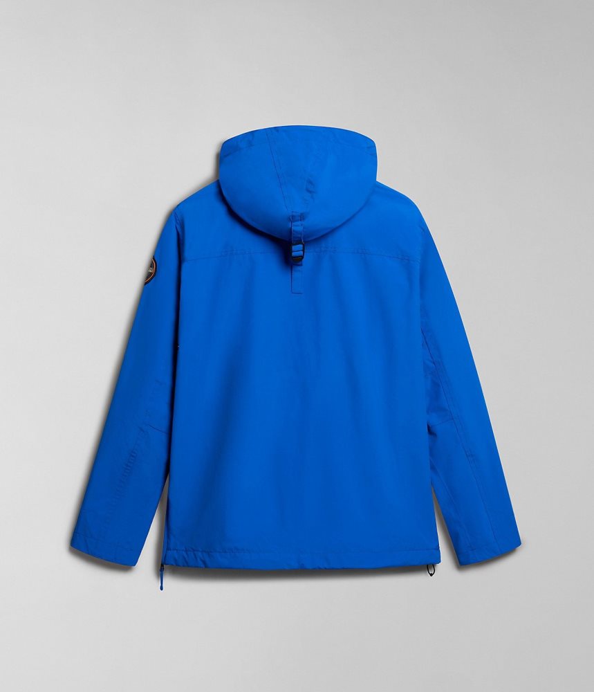 Napapijri Rainforest Pocket Summer Anorak Jacket Anoraks Heren Blauw | JPCGLZB-03