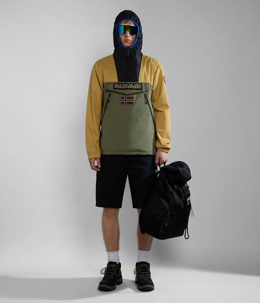 Napapijri Rainforest Ripstop Anorak Jacket - Unisex Regenjassen Heren Multicolour | ADRVGZS-93