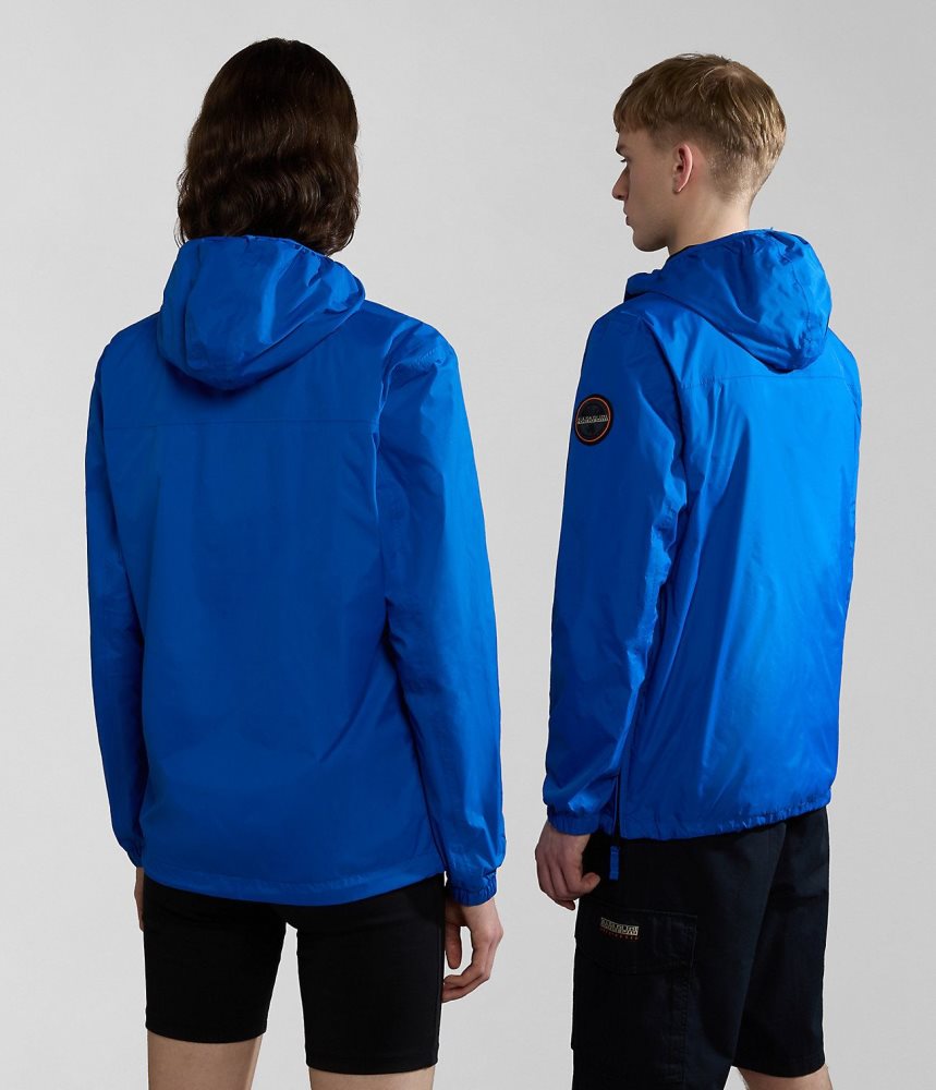 Napapijri Rainforest Ripstop Anorak Jacket - Unisex Anoraks Heren Blauw | WZGDVIA-15