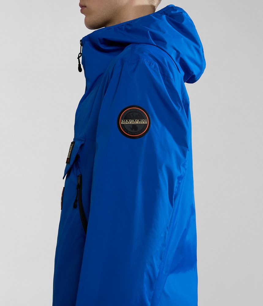 Napapijri Rainforest Ripstop Anorak Jacket - Unisex Anoraks Heren Blauw | WZGDVIA-15