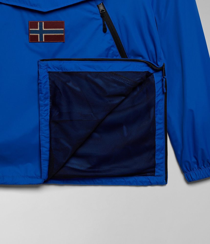 Napapijri Rainforest Ripstop Anorak Jacket - Unisex Anoraks Heren Blauw | WZGDVIA-15