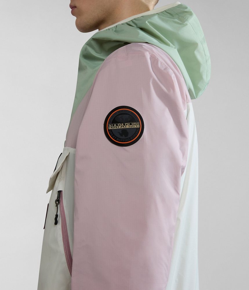 Napapijri Rainforest Ripstop Anorak Jacket - Unisex Anoraks Heren Multicolour | UCOPZXK-34