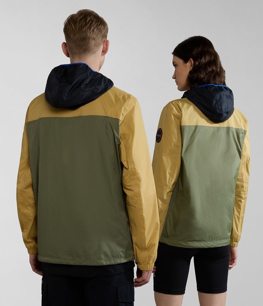 Napapijri Rainforest Ripstop Anorak Jacket - Unisex Anoraks Heren Multicolour | SZCPMDE-56