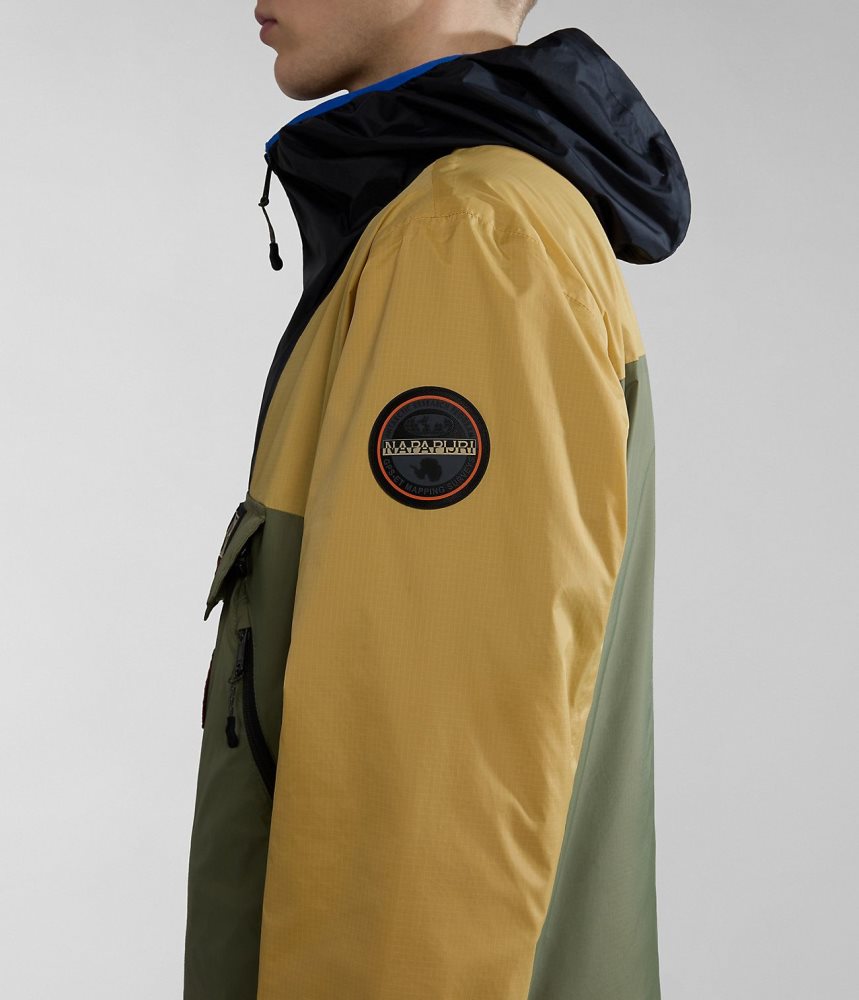 Napapijri Rainforest Ripstop Anorak Jacket - Unisex Anoraks Heren Multicolour | SZCPMDE-56
