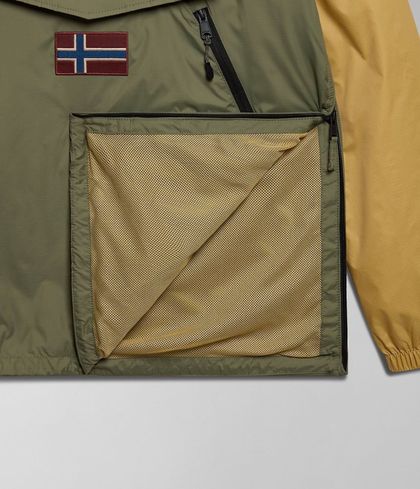Napapijri Rainforest Ripstop Anorak Jacket - Unisex Anoraks Heren Multicolour | SZCPMDE-56