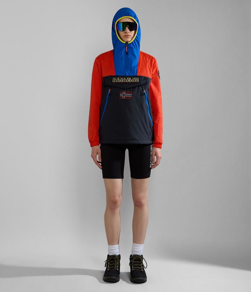 Napapijri Rainforest Ripstop Anorak Jacket - Unisex Anoraks Heren Multicolour | NUYAFHL-16