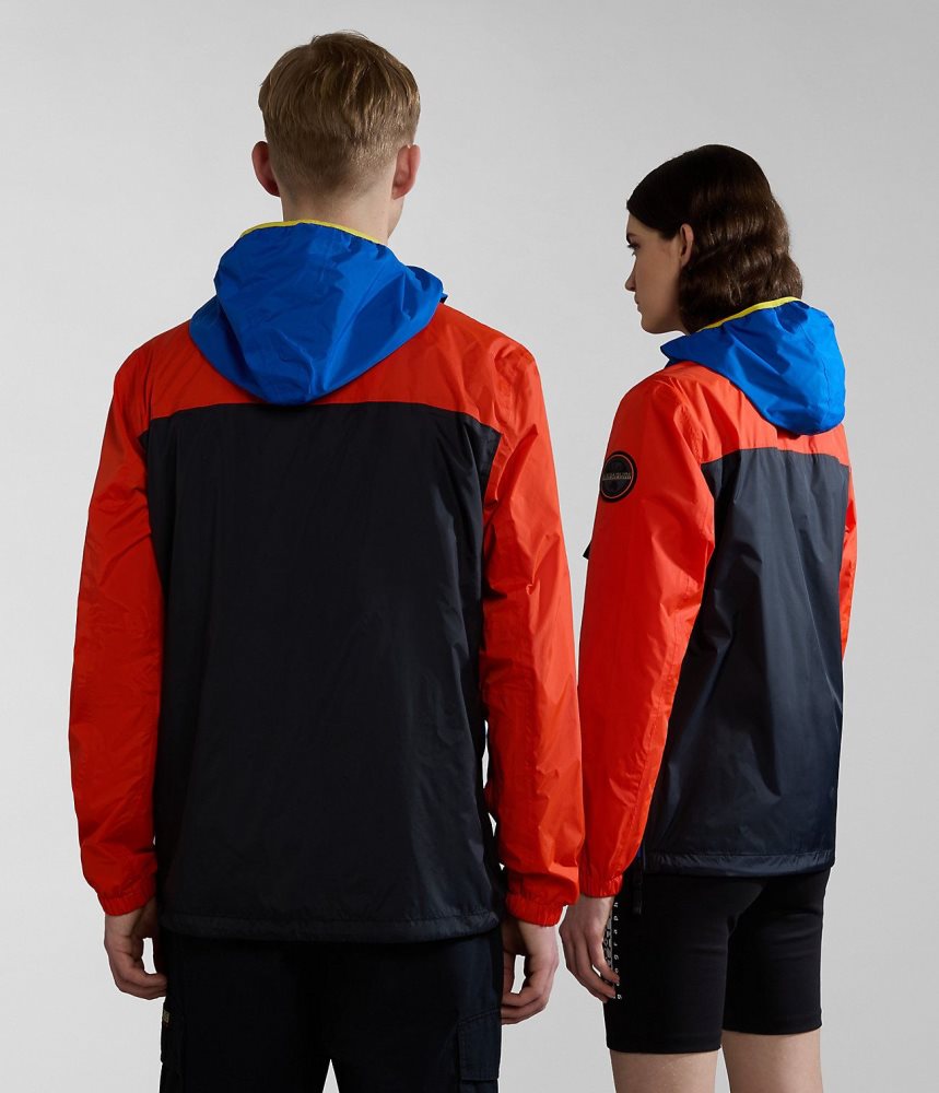 Napapijri Rainforest Ripstop Anorak Jacket - Unisex Anoraks Heren Multicolour | NUYAFHL-16