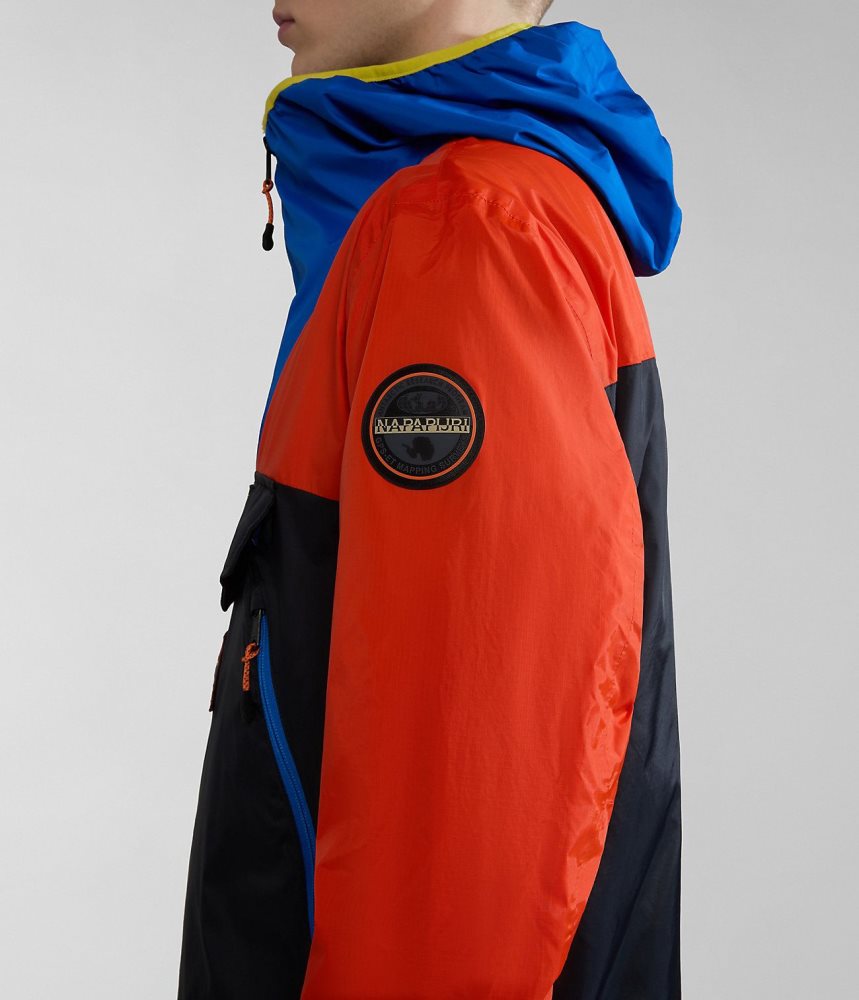 Napapijri Rainforest Ripstop Anorak Jacket - Unisex Anoraks Heren Multicolour | NUYAFHL-16