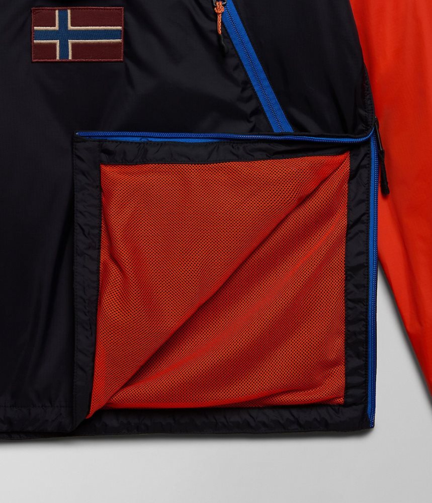 Napapijri Rainforest Ripstop Anorak Jacket - Unisex Anoraks Heren Multicolour | NUYAFHL-16