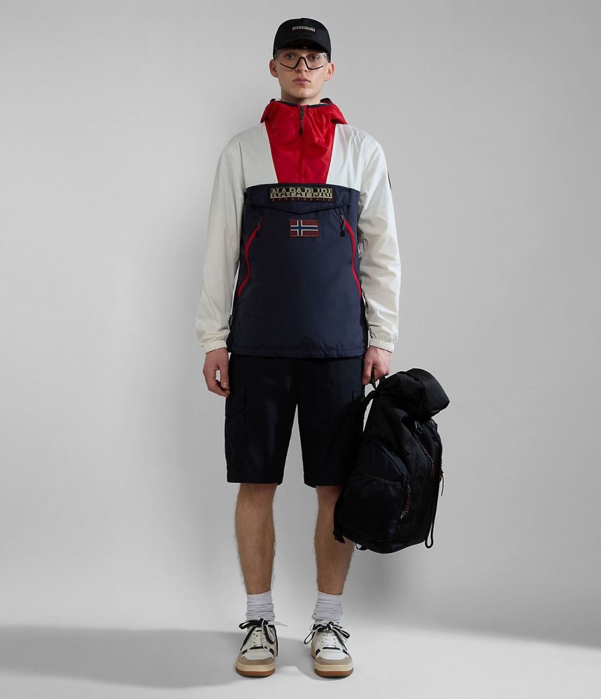 Napapijri Rainforest Ripstop Anorak Jacket - Unisex Anoraks Heren Multicolour | NKWLFYT-45