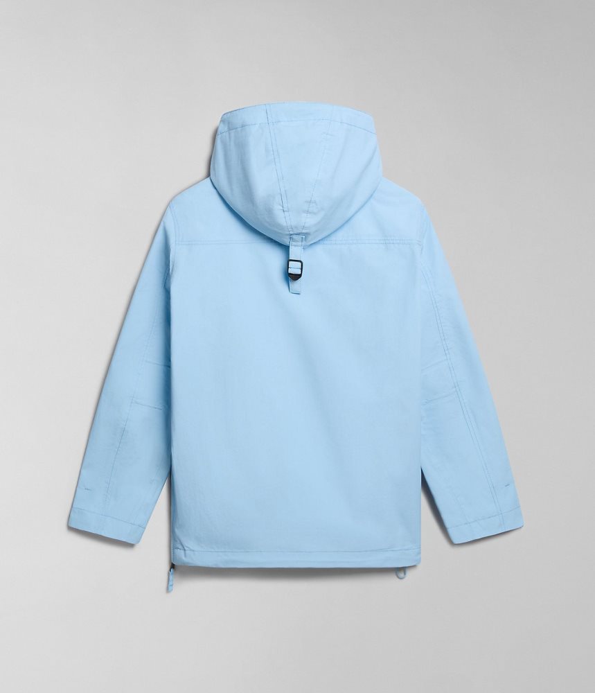 Napapijri Rainforest Summer Anorak Jacket Windjak Dames Lichtblauw | ABNOYXK-23