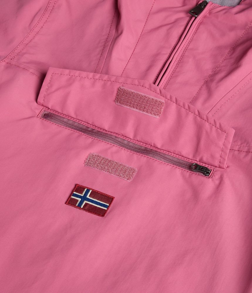 Napapijri Rainforest Summer Anorak Jacket (4-16 YEARS) Anoraks Kinderen Roze | UGZRWTO-05