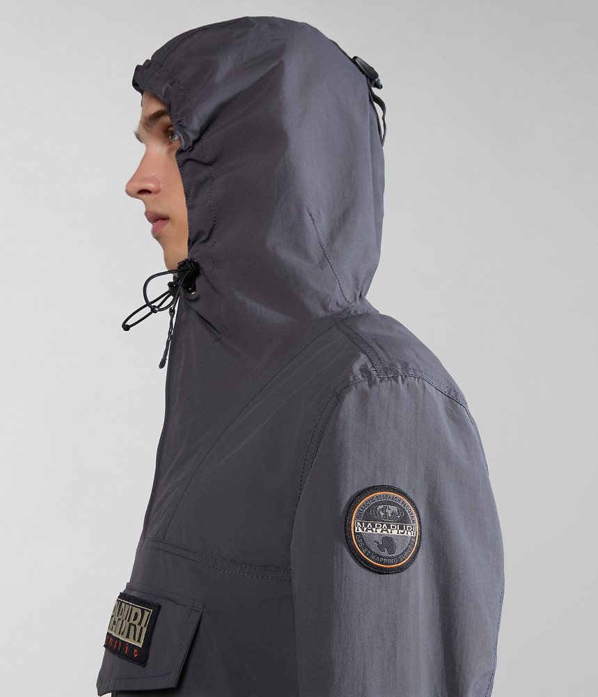 Napapijri Rainforest Summer Anorak Jacket Anoraks Heren Donkergrijs | UDYXKIO-53