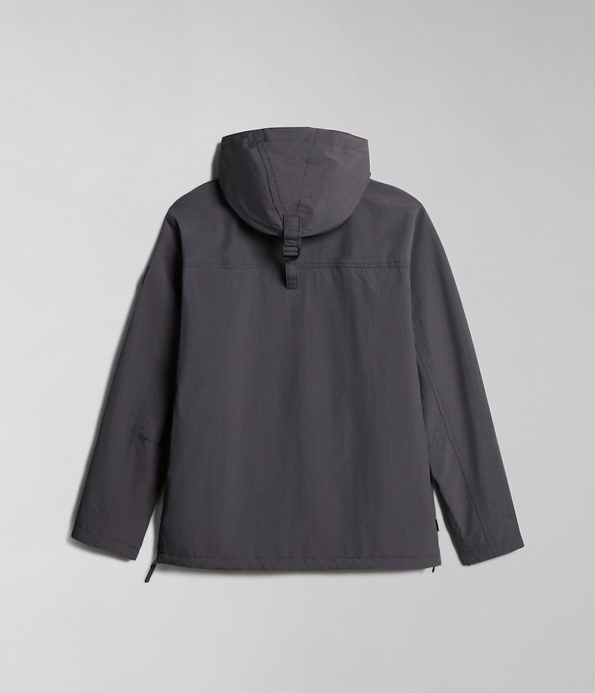 Napapijri Rainforest Summer Anorak Jacket Anoraks Heren Donkergrijs | UDYXKIO-53