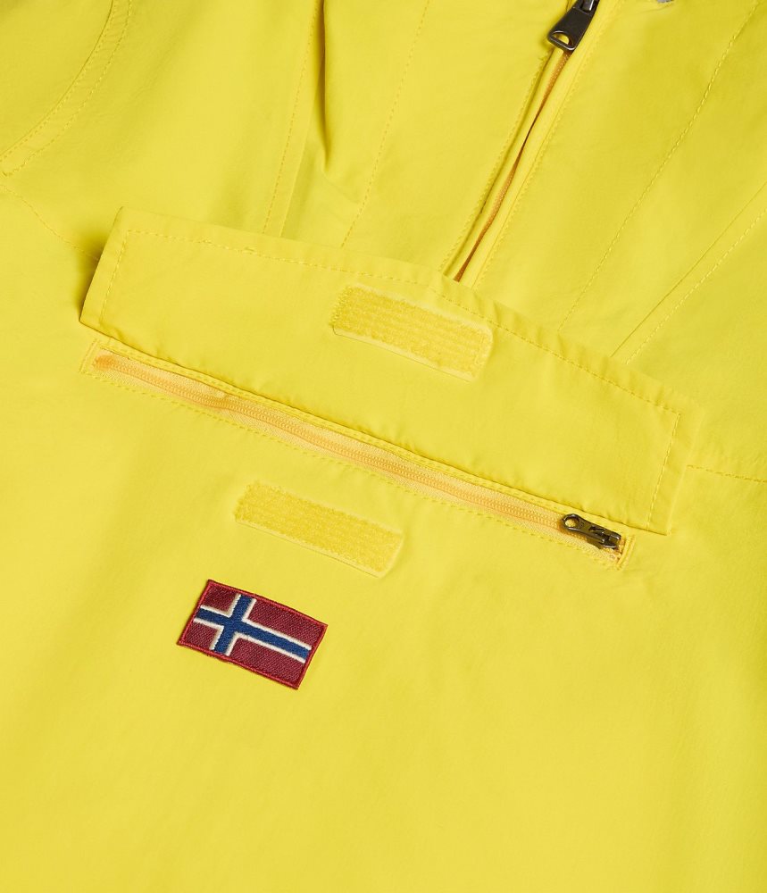 Napapijri Rainforest Summer Anorak Jacket (4-16 YEARS) Anoraks Kinderen Geel | RVNJZTH-15