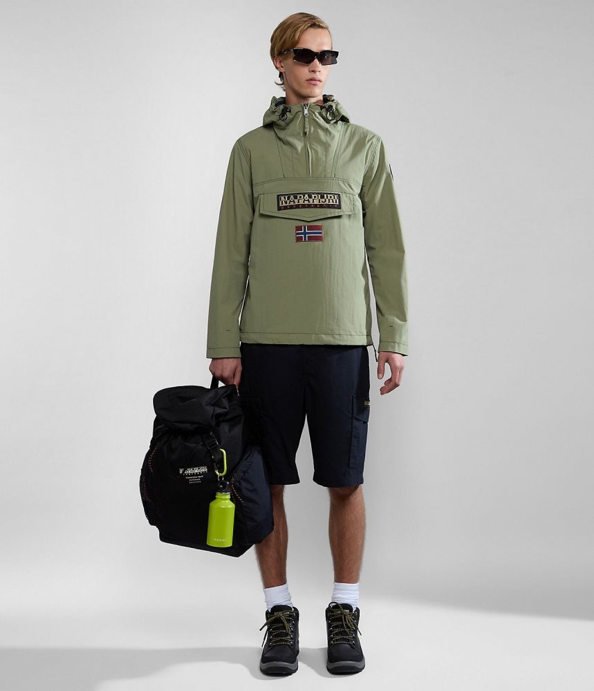 Napapijri Rainforest Summer Anorak Jacket Anoraks Heren Groen | YXEGIAU-28