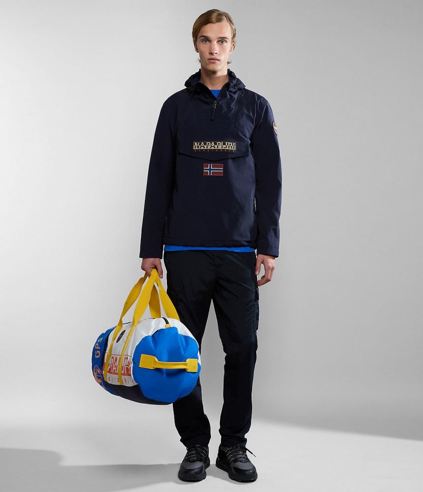Napapijri Rainforest Summer Anorak Jacket Windjak Heren Donkerblauw | YIUZKWD-23