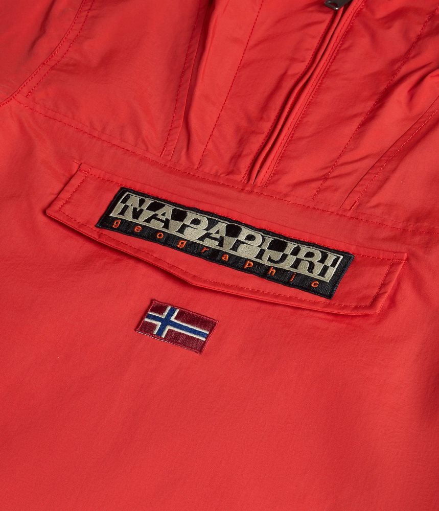 Napapijri Rainforest Summer Anorak Jacket (4-16 YEARS) Anoraks Kinderen Rood | GBIMYOA-61