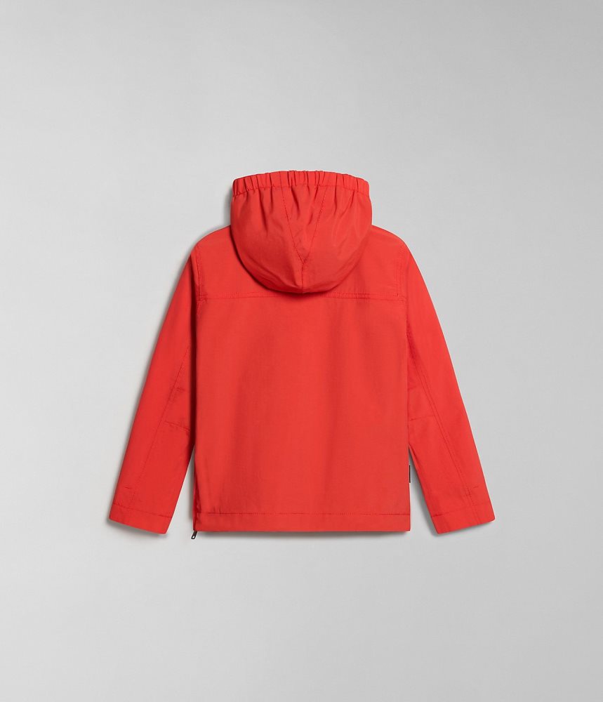 Napapijri Rainforest Summer Anorak Jacket (4-16 YEARS) Anoraks Kinderen Rood | GBIMYOA-61