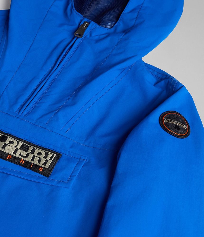 Napapijri Rainforest Summer Anorak Jacket (4-16 YEARS) Windjak Kinderen Blauw | FIOJELX-20