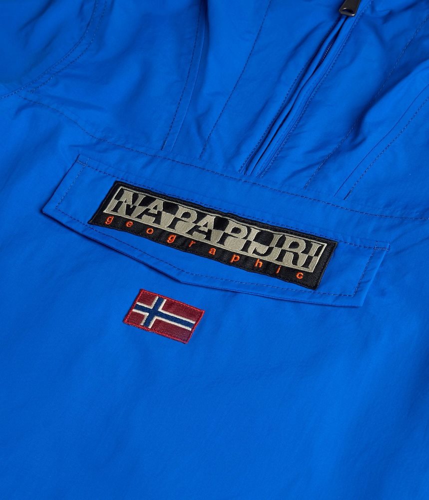 Napapijri Rainforest Summer Anorak Jacket (4-16 YEARS) Windjak Kinderen Blauw | FIOJELX-20