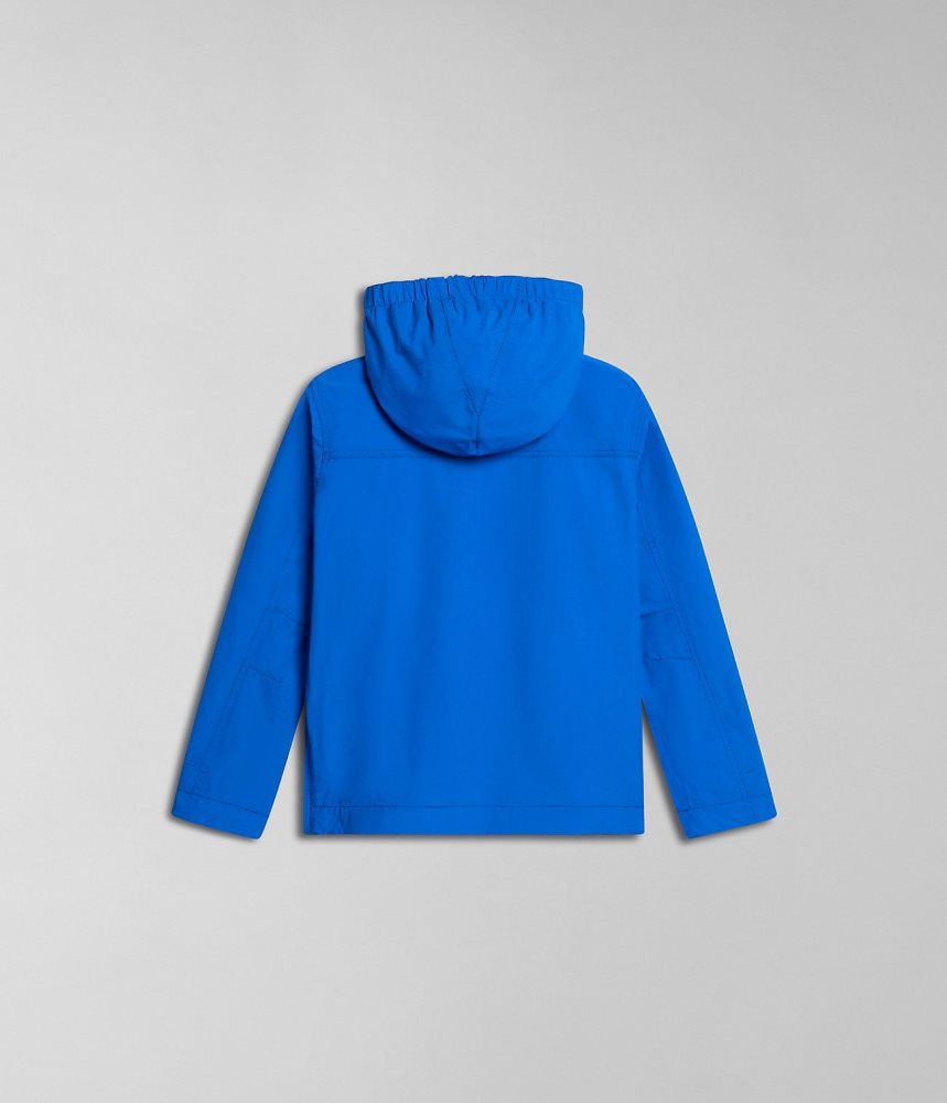 Napapijri Rainforest Summer Anorak Jacket (4-16 YEARS) Windjak Kinderen Blauw | FIOJELX-20