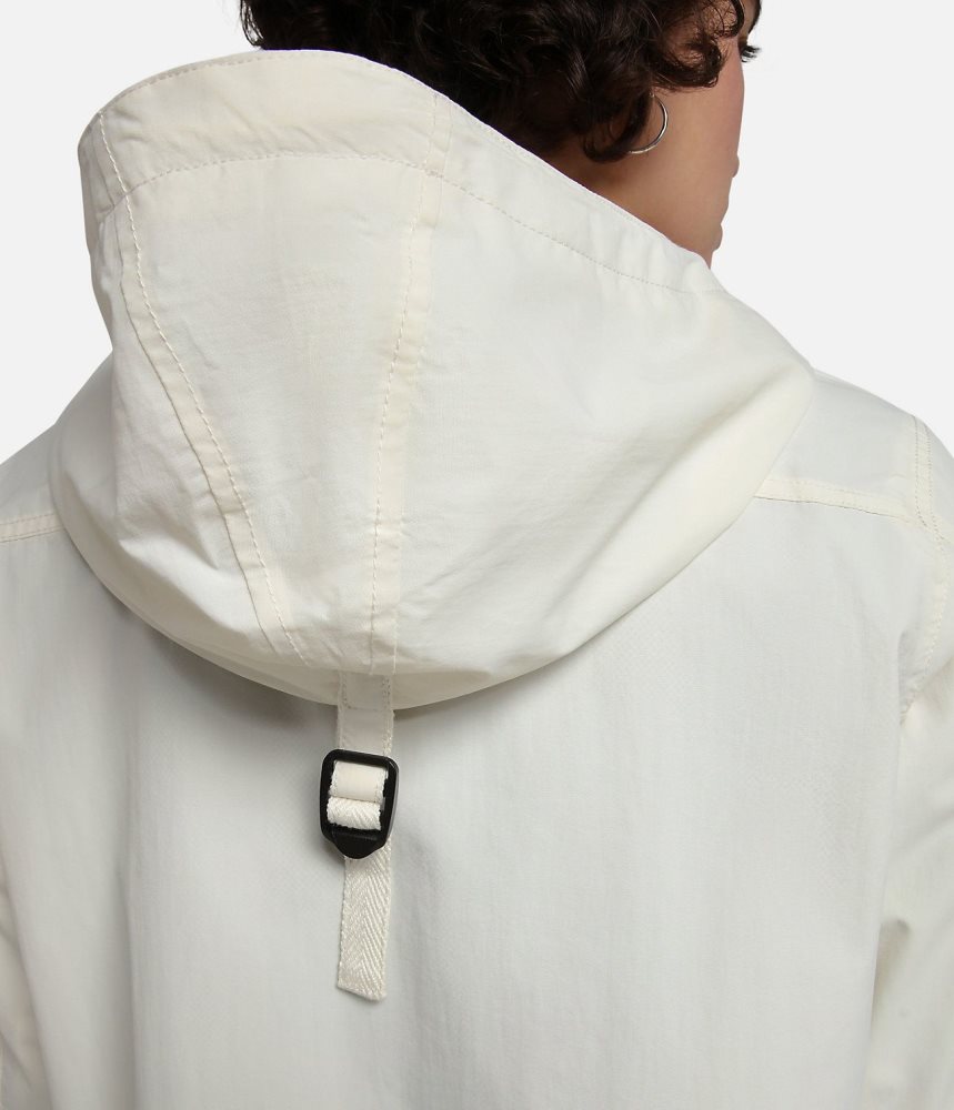Napapijri Rainforest Summer Anorak Jacket Windjak Dames Wit | EWMUBSK-61