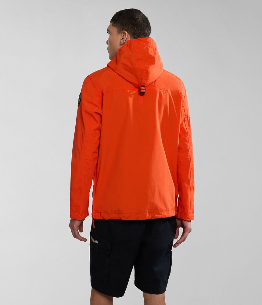 Napapijri Rainforest Summer Anorak Jacket Windjak Heren Oranje | ESKZDRC-96