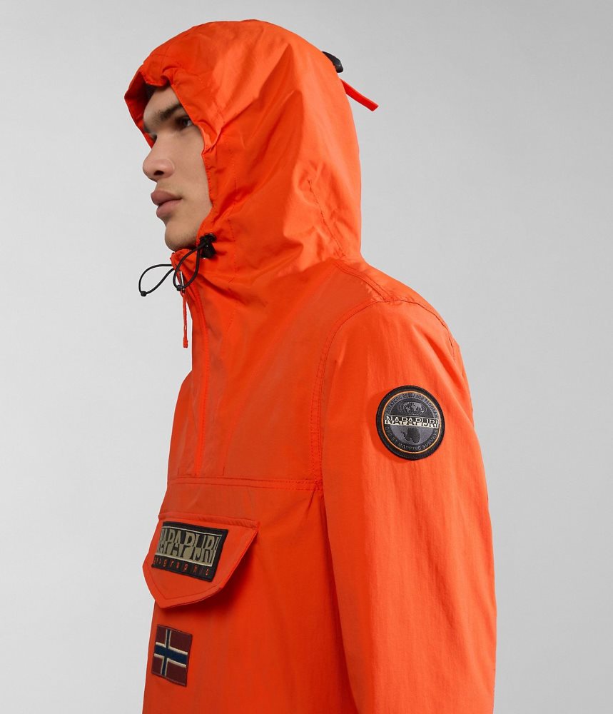 Napapijri Rainforest Summer Anorak Jacket Windjak Heren Oranje | ESKZDRC-96