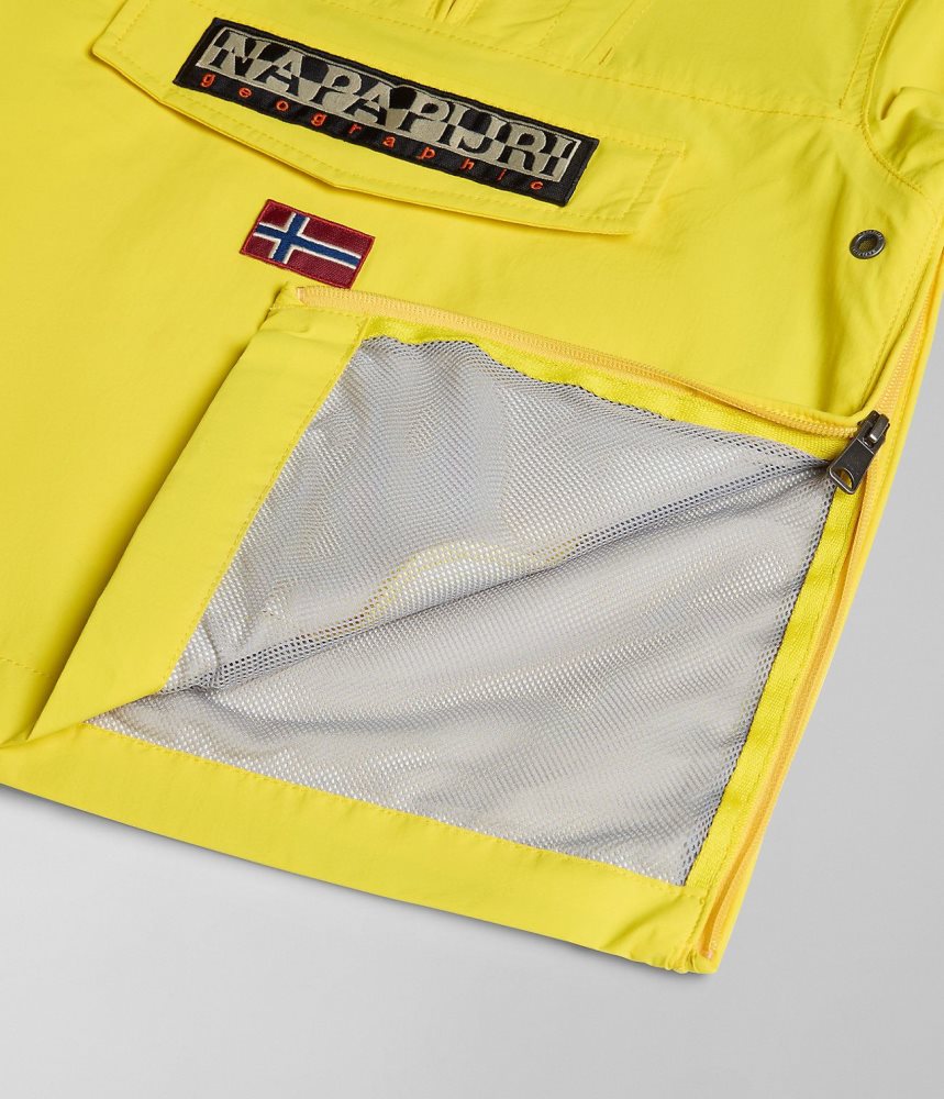 Napapijri Rainforest Summer Anorak Jacket (4-16 YEARS) Windjak Kinderen Geel | DTIWUZN-96