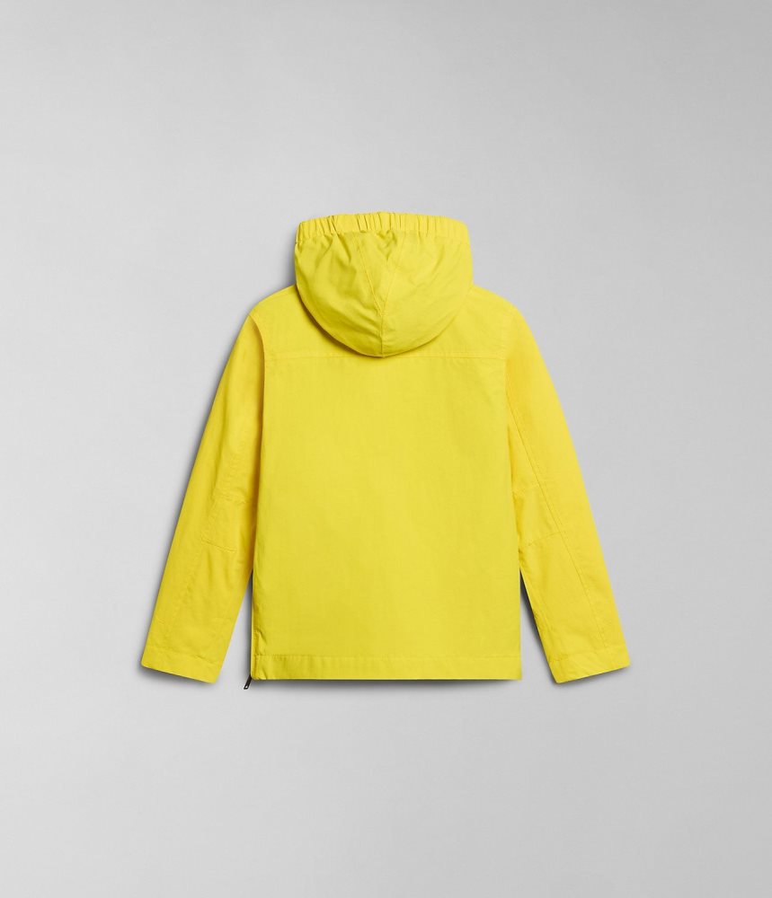 Napapijri Rainforest Summer Anorak Jacket (4-16 YEARS) Windjak Kinderen Geel | DTIWUZN-96