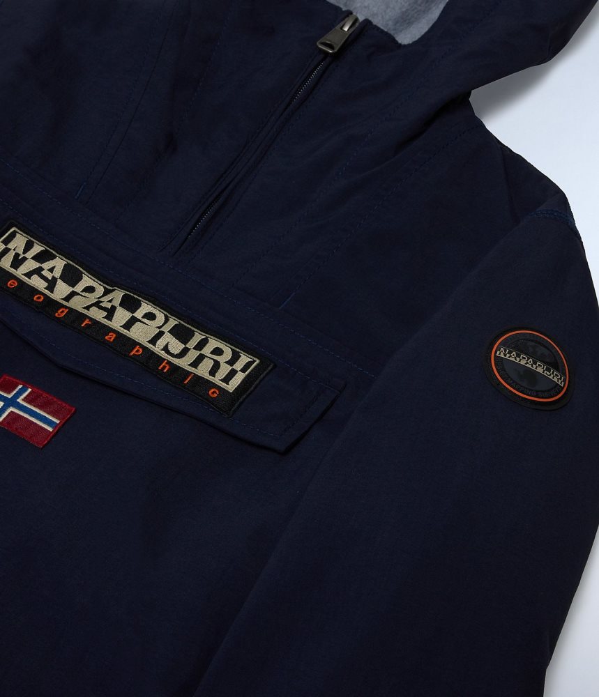 Napapijri Rainforest Winter Anorak Jacket (4-16 YEARS) Anoraks Kinderen Donkerblauw | XERVLJY-31